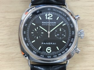 トケマー :: PANERAI / パネライ :: 【現金特価】パネライ ラジオミール PAM00288 K番 メンズ 黒文字盤 自動巻 中古B 10067957 (146370)