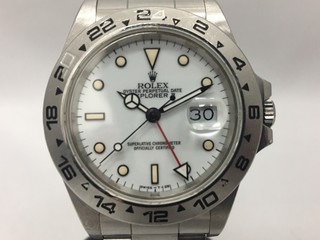 トケマー :: ROLEX / ロレックス :: エクスプローラー :: 【現金特価】ロレックス エクスプローラーⅡ 16550 R番 白文字盤 中古BC 820106326 (157258)