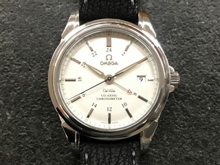 トケマー :: OMEGA / オメガ :: オメガ デヴィル コーアクシャル GMT 4533.31 メンズ 白文字盤 自動巻 中古B 10028418 (137943)